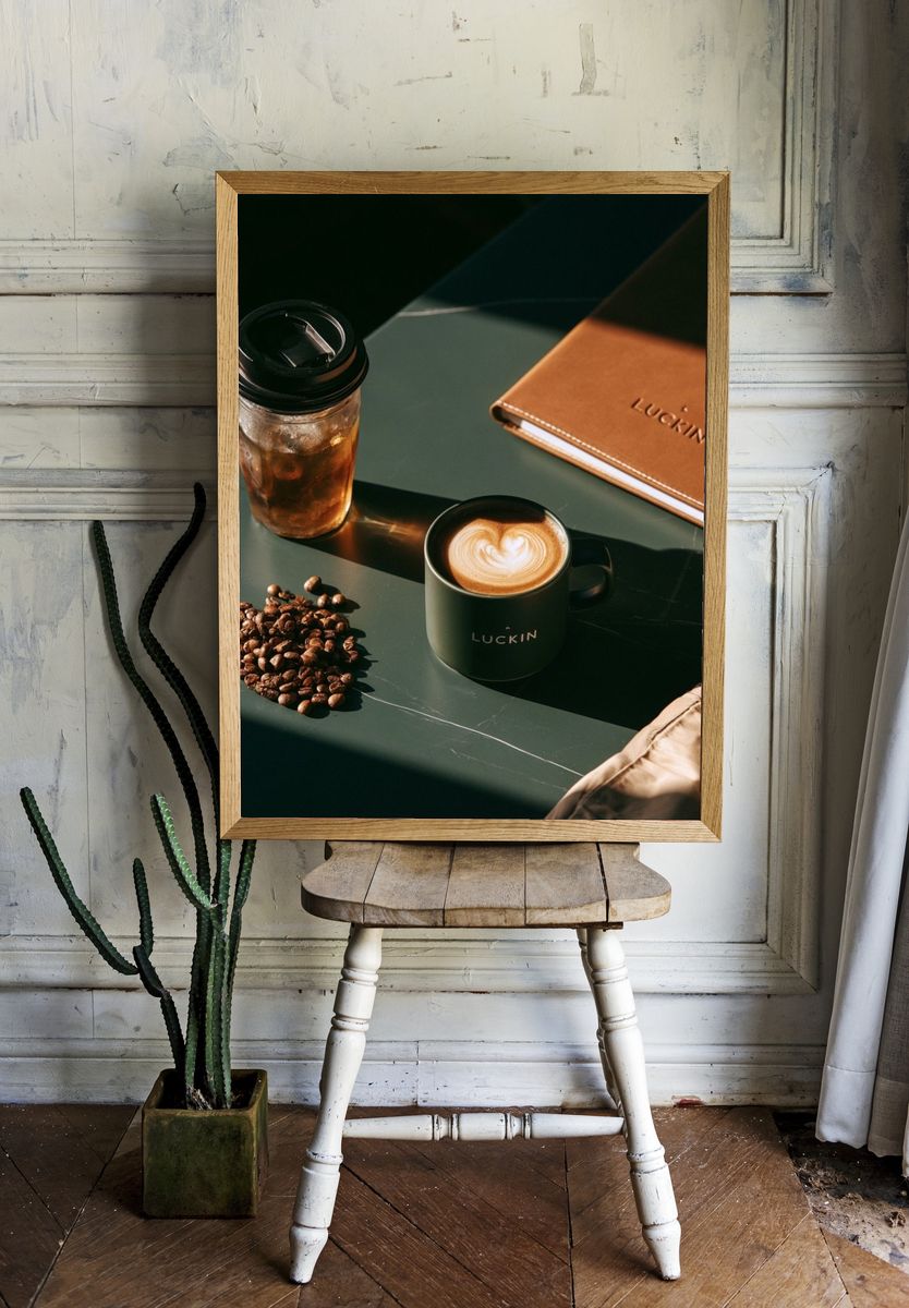 Coffee Still Life Photography Poster. room preview
