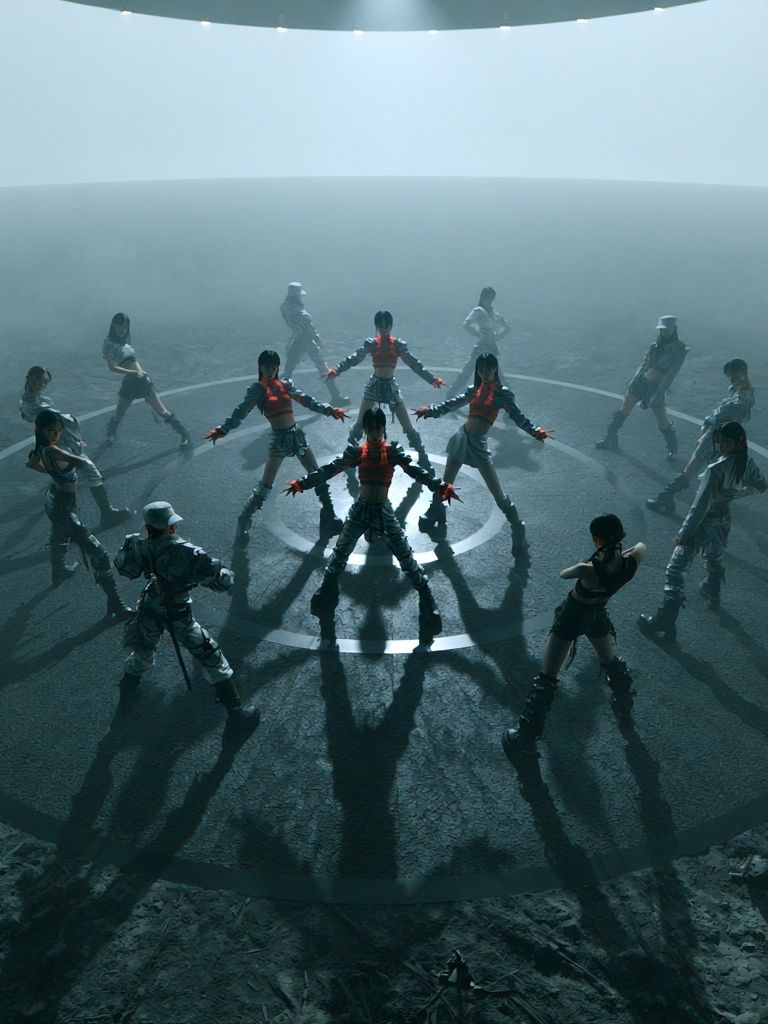 Futuristic Dance Circle Poster. poster — fine-art art