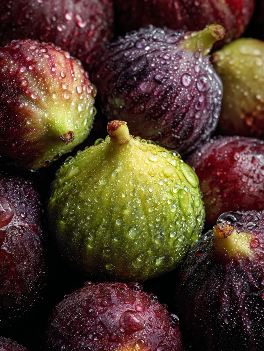 Rain-Dappled Figs Photography Poster. poster — food-drink art
