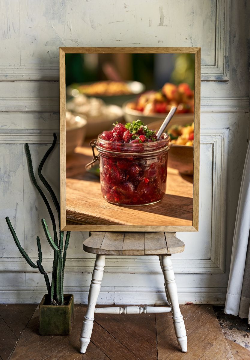 Rustic Chutney Still Life Poster. room preview