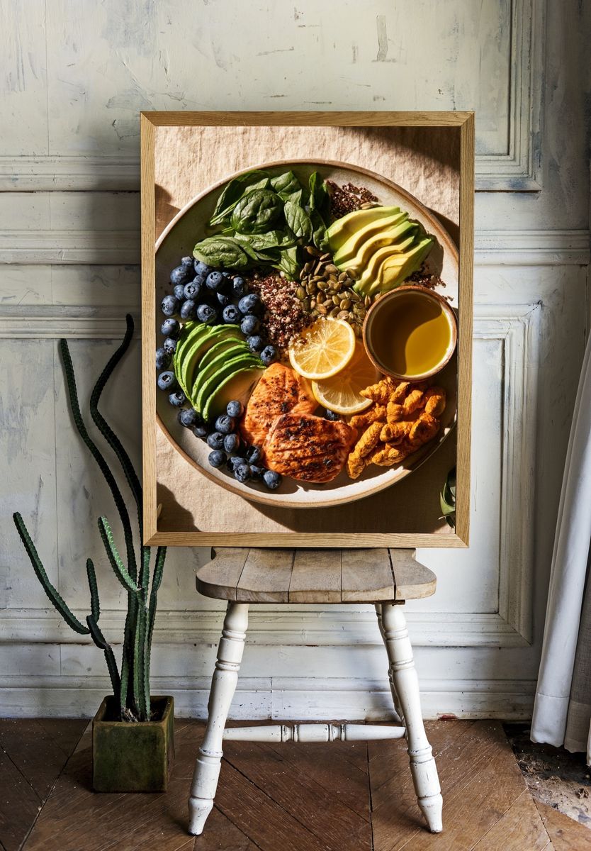 Healthy Bowl Food Photography Poster. room preview