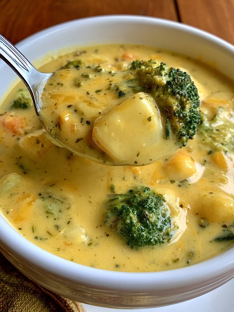 Creamy Broccoli Soup Poster. poster detail