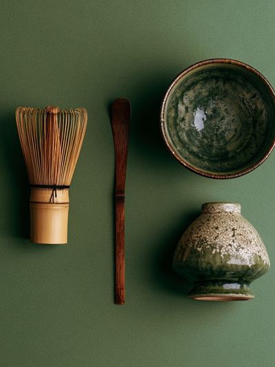 Matcha Tea Still Life Photography Poster.