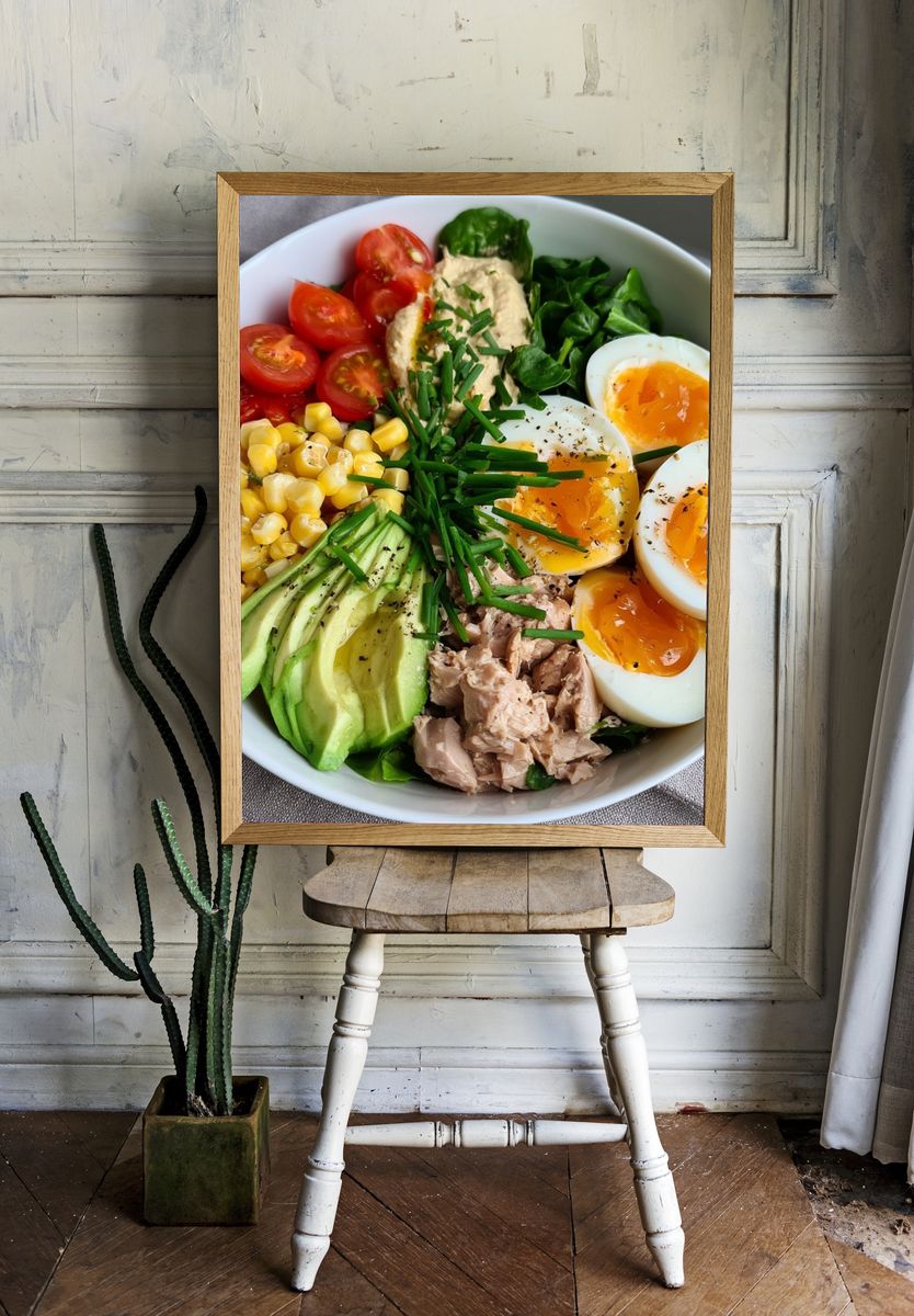 Healthy Salad Bowl Food-Drink Poster. room preview