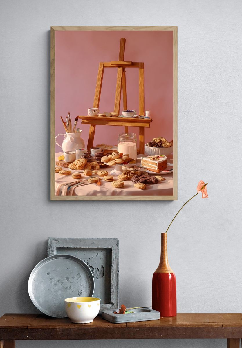 Still Life Dessert Studio Poster. — room view 3