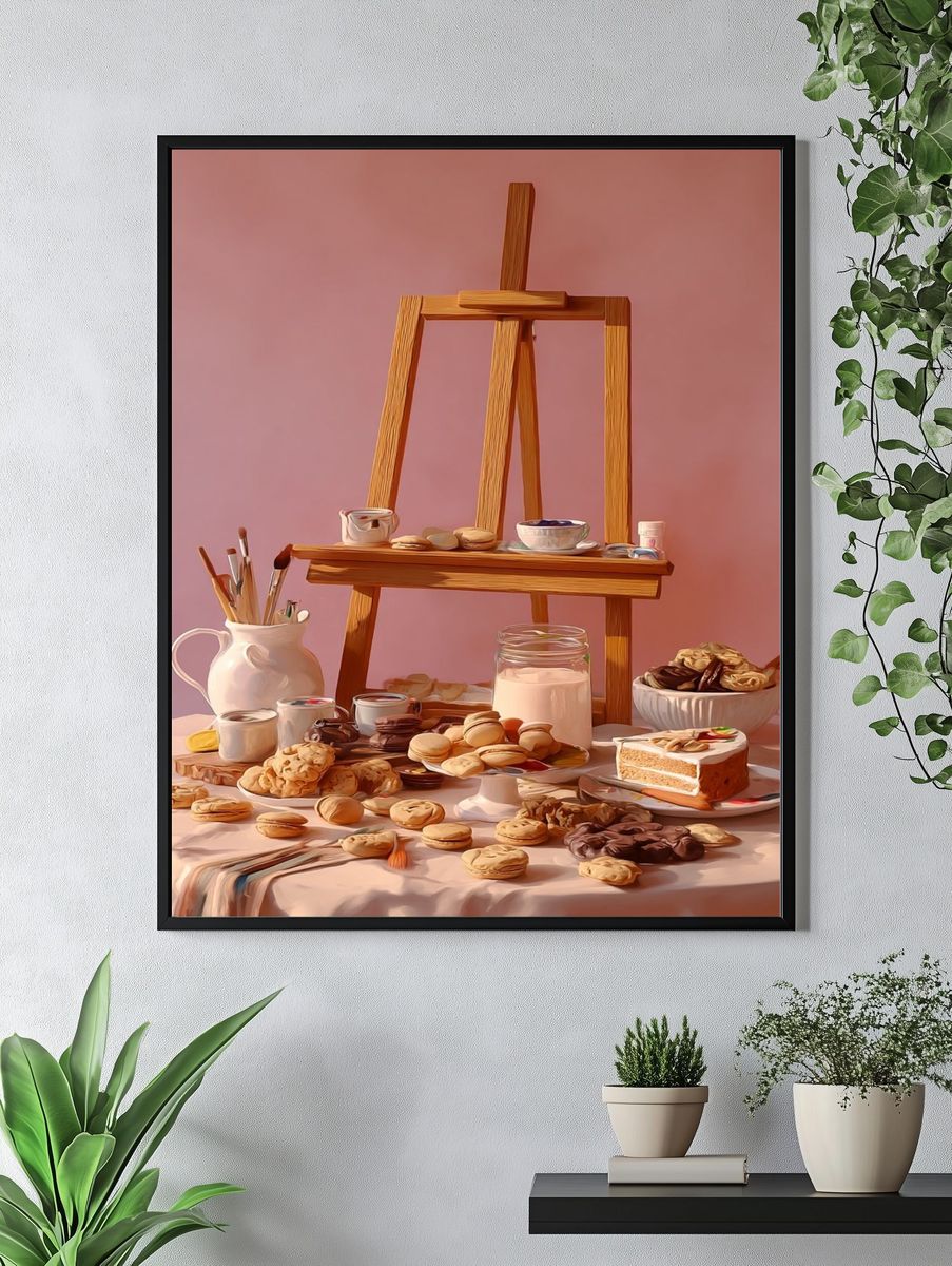 Still Life Dessert Studio Poster. — room view 4