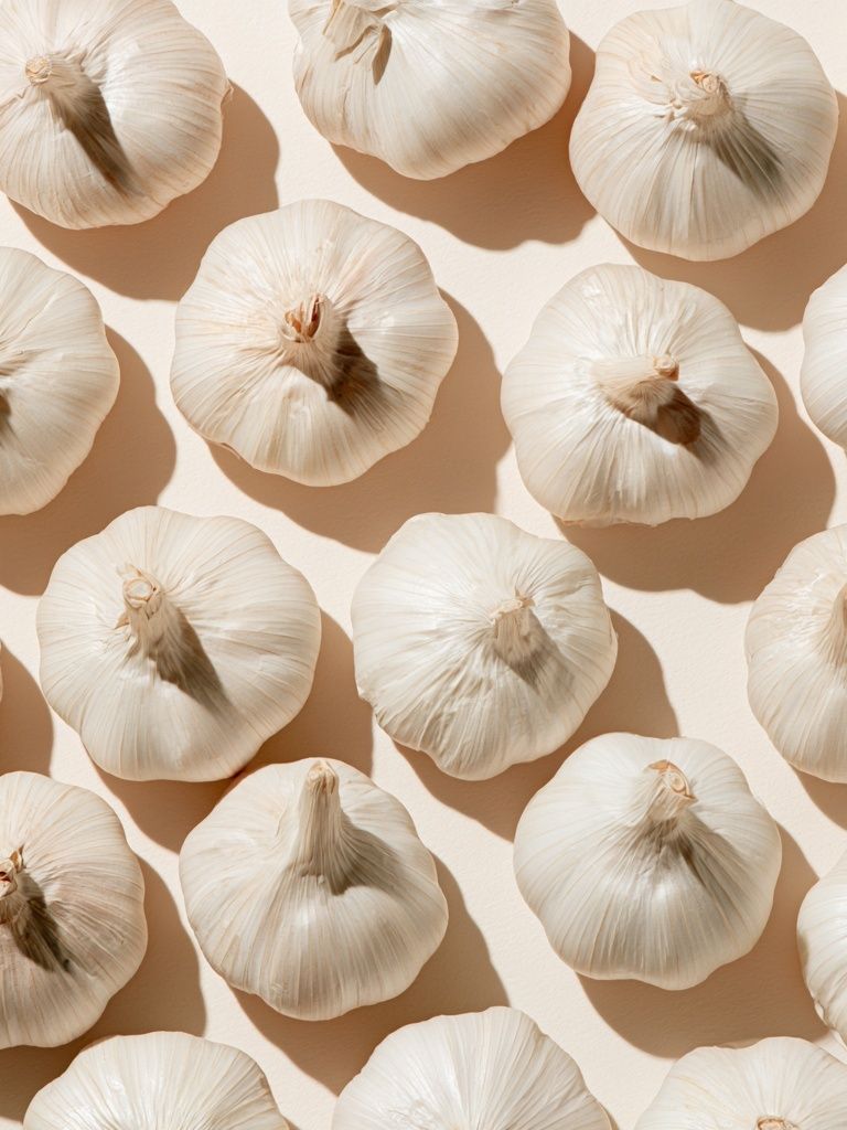 Garlic Still Life Photography Poster. poster detail