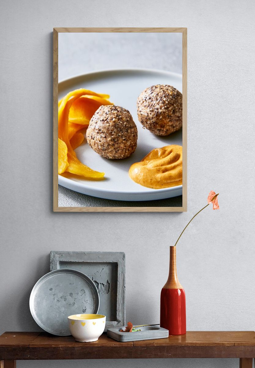 Gourmet Plated Food Photography Poster. — room view 3