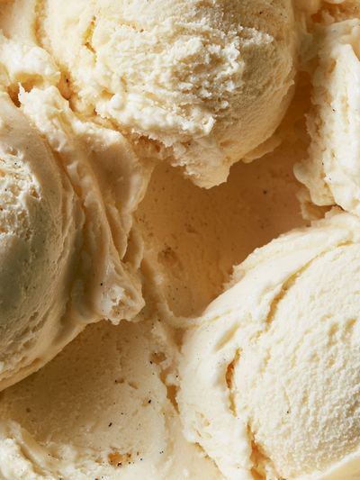 Vanilla Ice Cream Scoop Poster. poster
