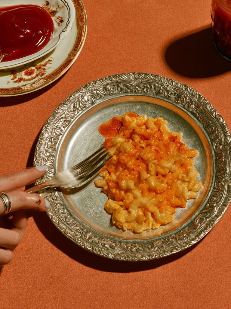Vintage Pasta Tabletop Photography Poster. poster detail