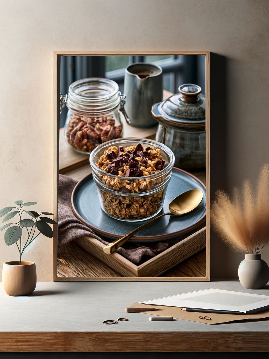 Artisan Granola Still Life Print. — room view 2