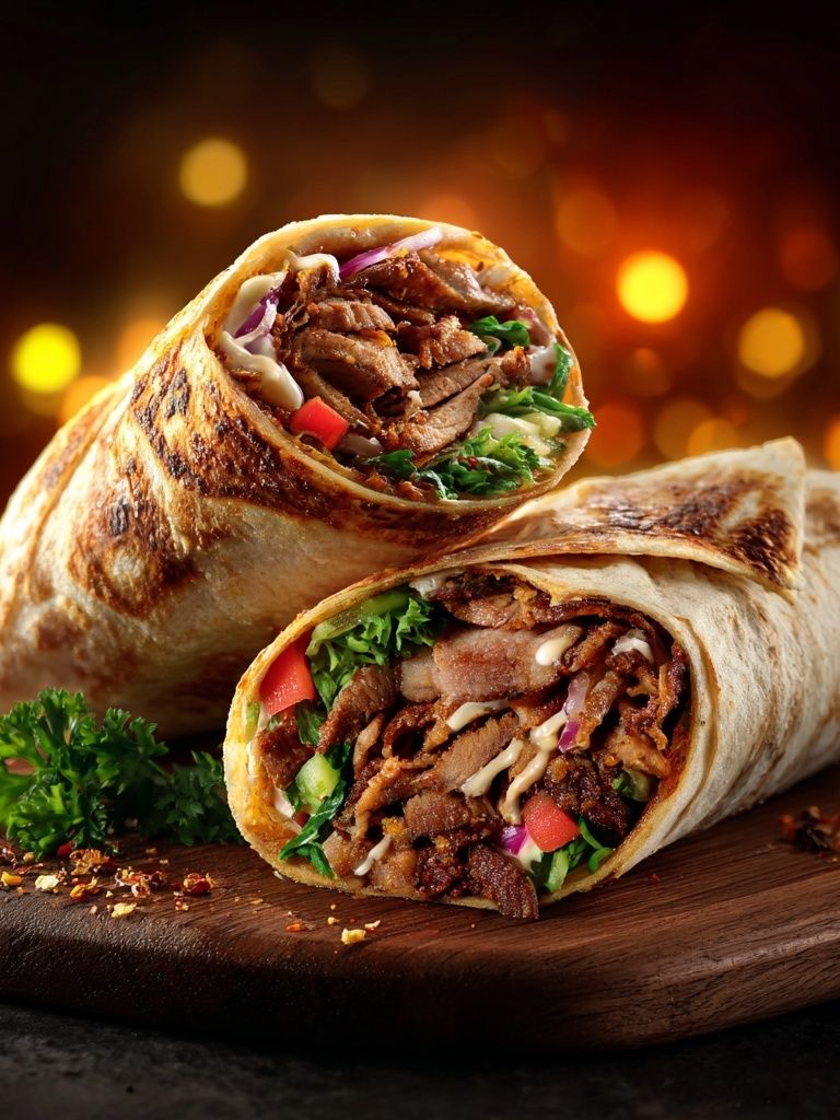 Delicious Wraps — Food Print. poster — food-drink art