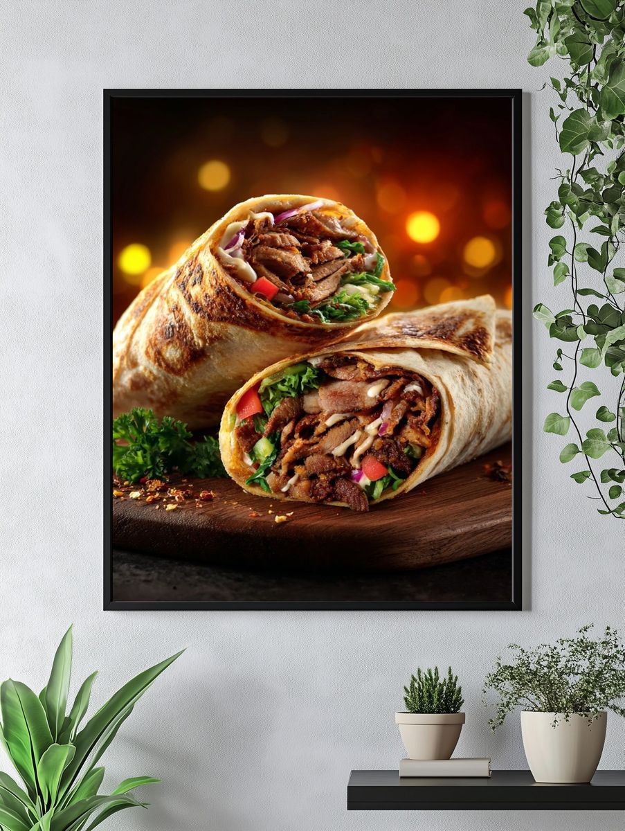 Delicious Wraps — Food Print. — room view 4