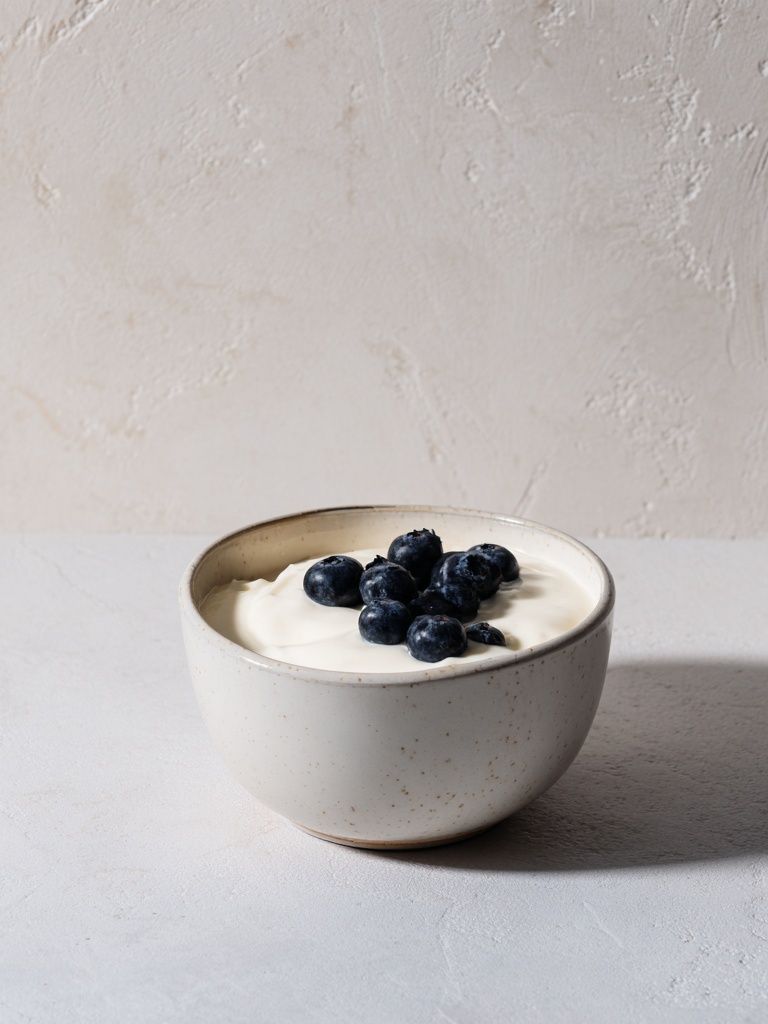 Blueberry Yogurt Still Life Poster. poster — food-drink art