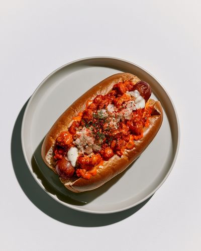 Hot Dog Food Photography Poster.