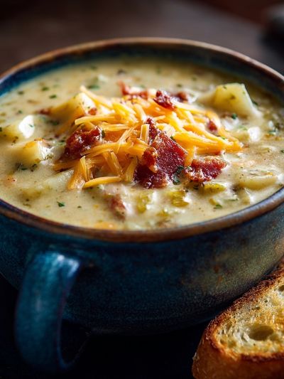 Creamy Soup Bowl Food Poster. poster