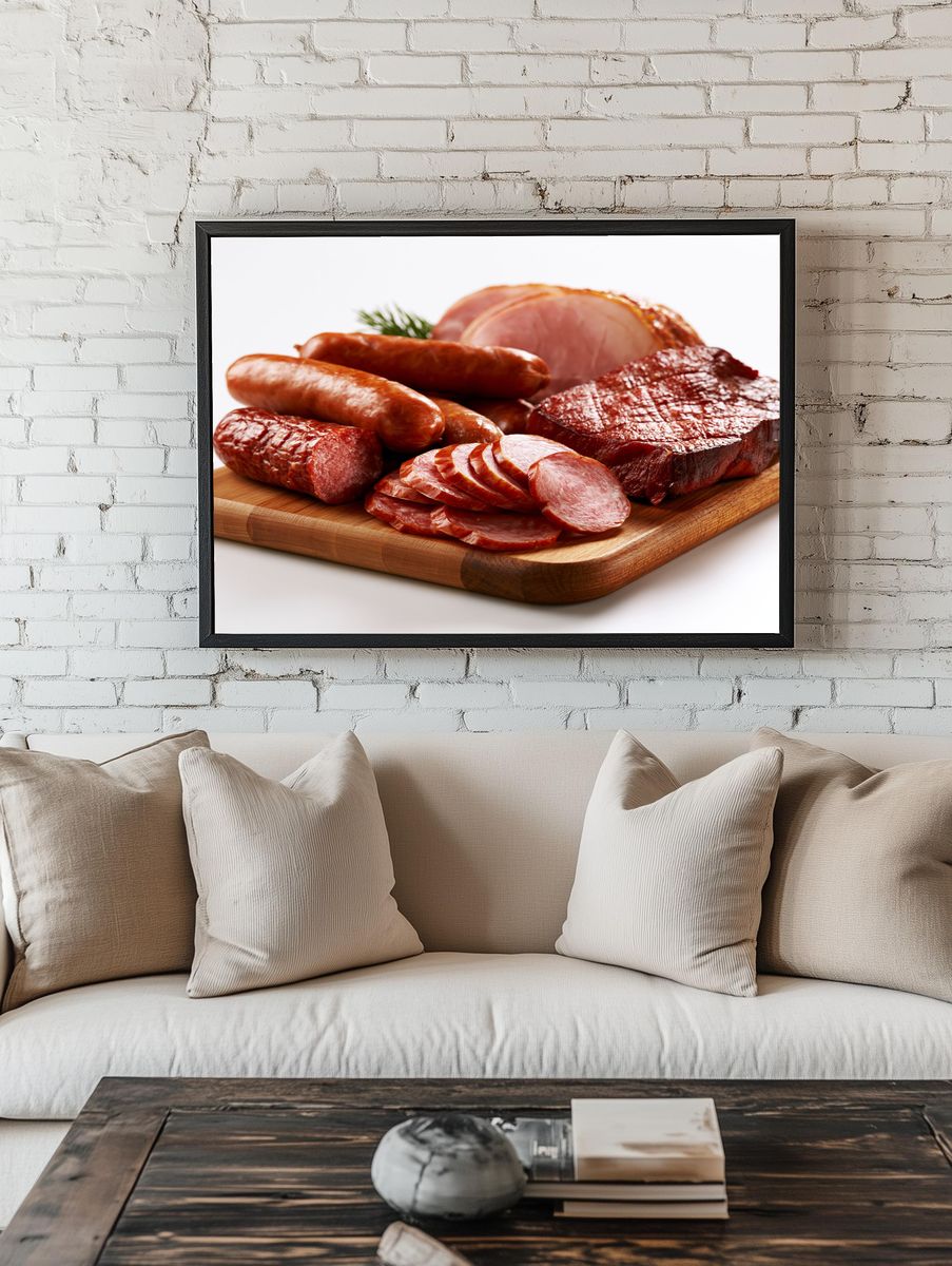 Charcuterie Board Food Photography Poster. — room view 1