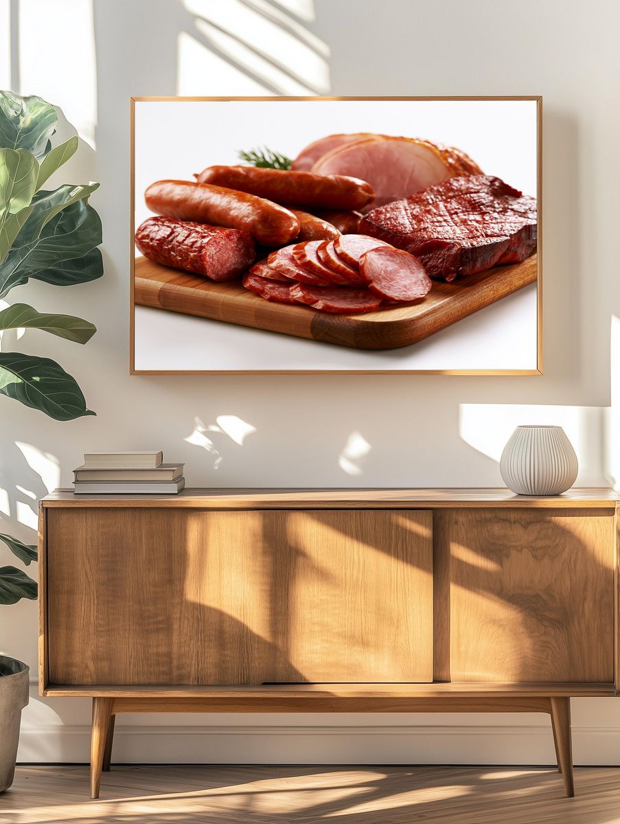 Charcuterie Board Food Photography Poster. — room view 3