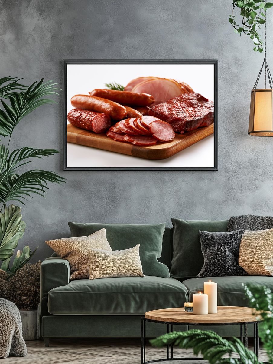 Charcuterie Board Food Photography Poster. — room view 4