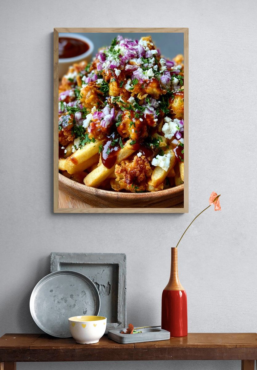 Loaded Fries Food-Drink Poster. — room view 3
