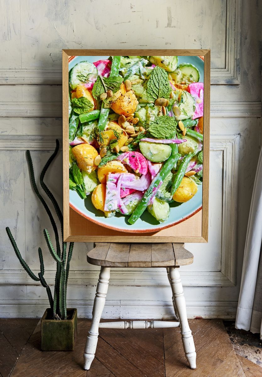 Fresh Vegetable Salad Food-Drink Poster. room preview