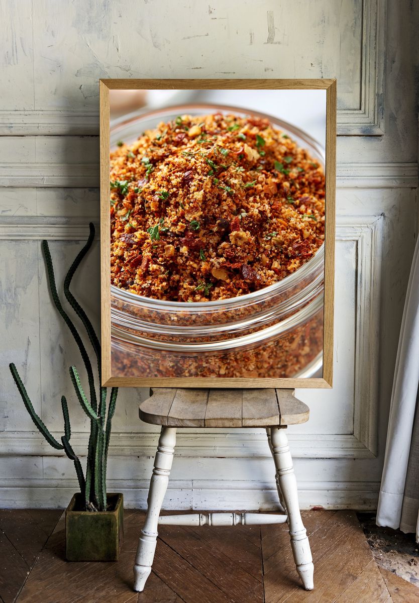 Spiced Seasoning Jar Photography Poster. room preview