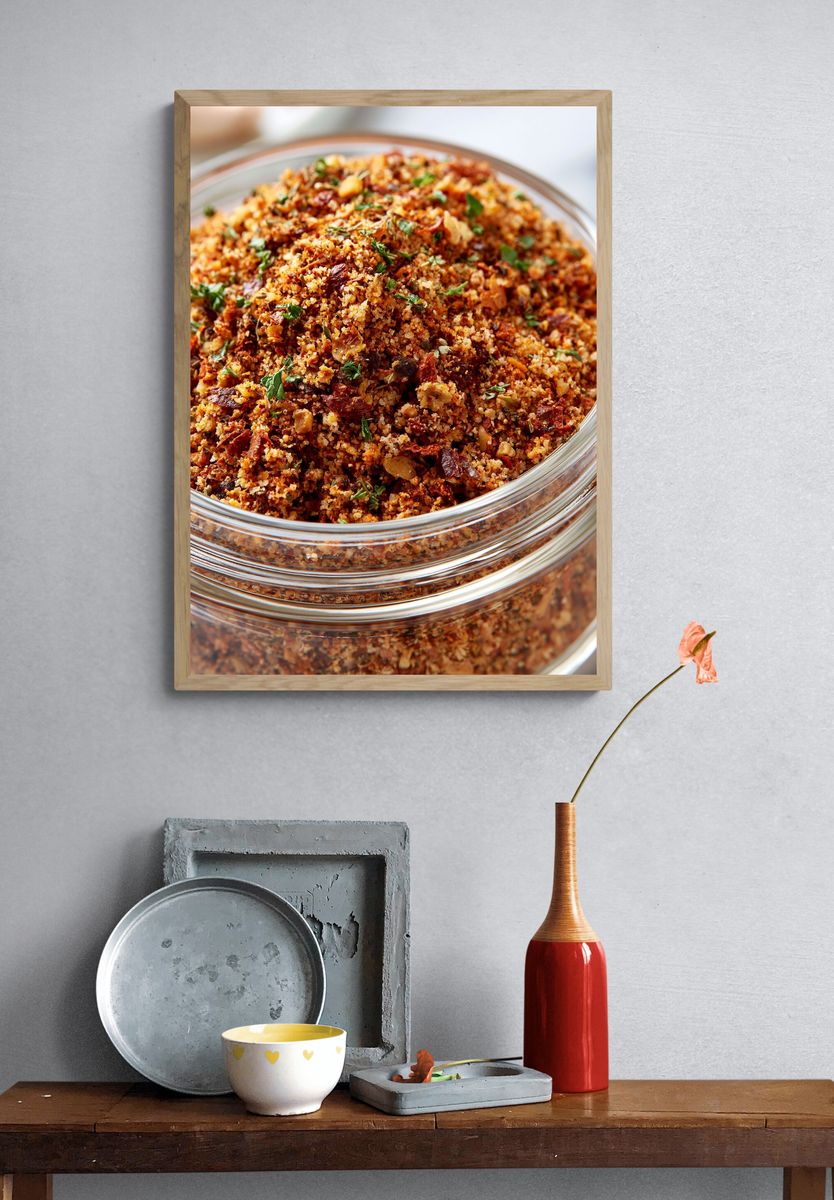 Spiced Seasoning Jar Photography Poster. — room view 3