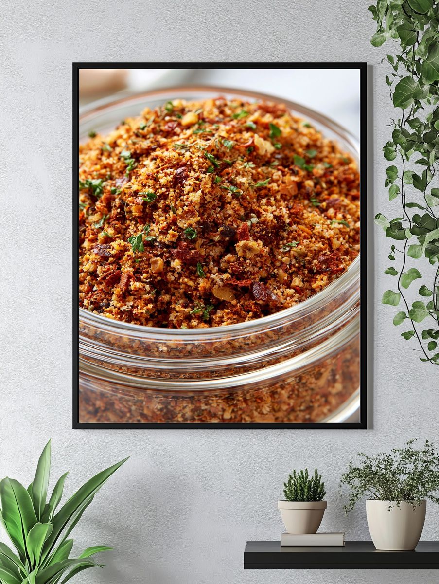 Spiced Seasoning Jar Photography Poster. — room view 4