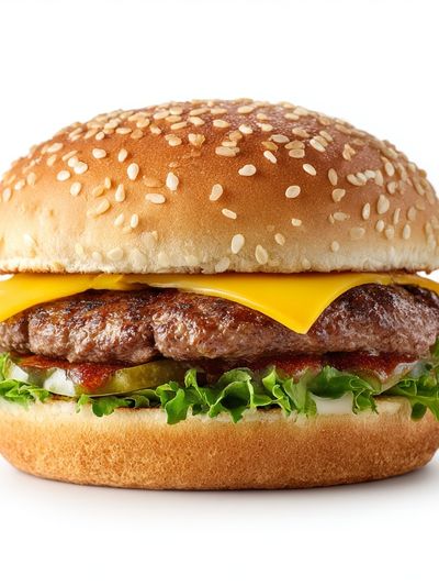 Classic Cheeseburger Photography Poster.