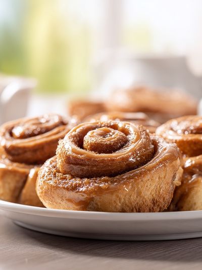 Cinnamon Rolls Food Photography Poster.