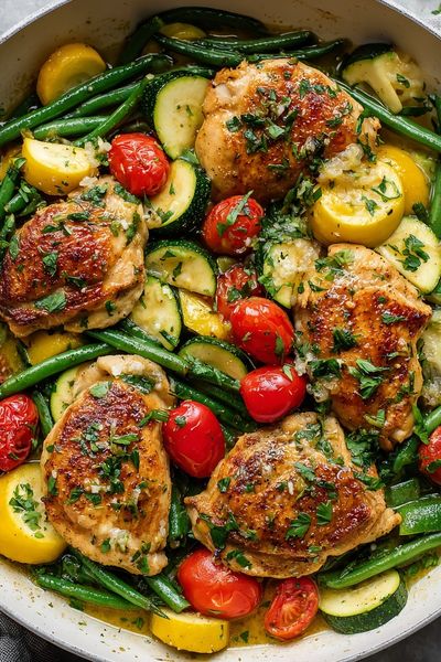 Roasted Chicken and Vegetables Poster