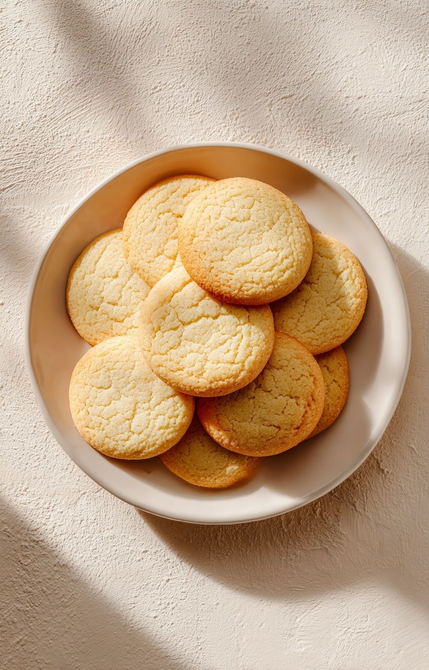 Golden Cookies Food Photography Poster. poster detail