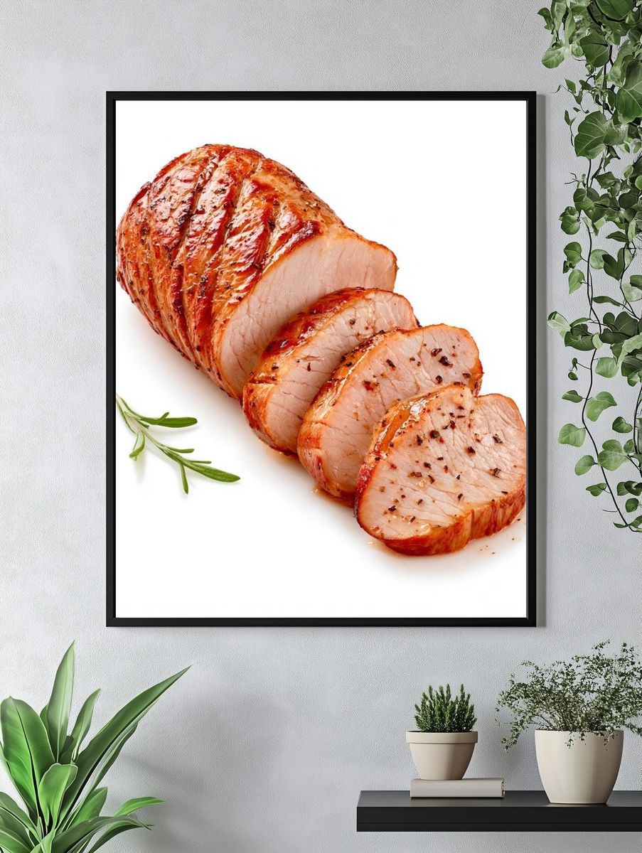 Roasted Pork Tenderloin Food Print. — room view 4