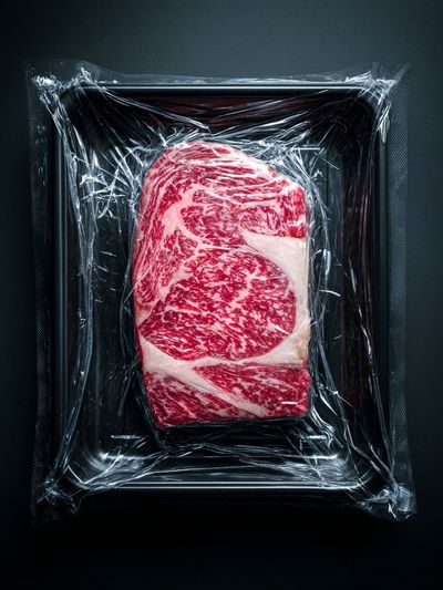 Vacuum-Sealed Steak Photography Poster. poster