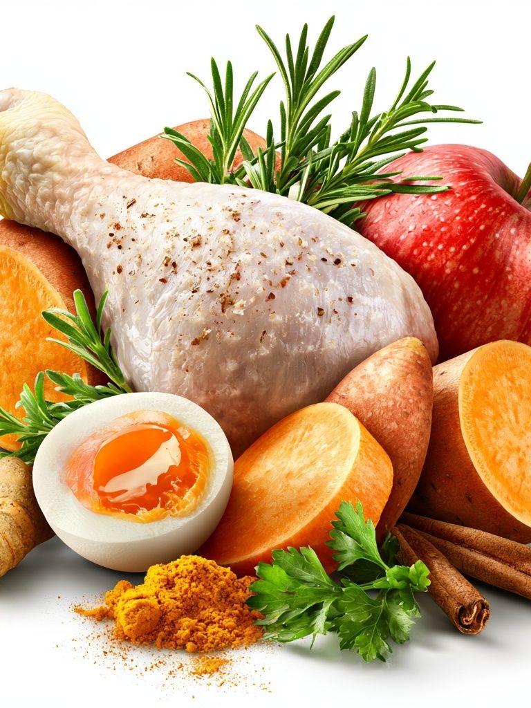 Farm-Fresh Food Still Life Poster. poster detail