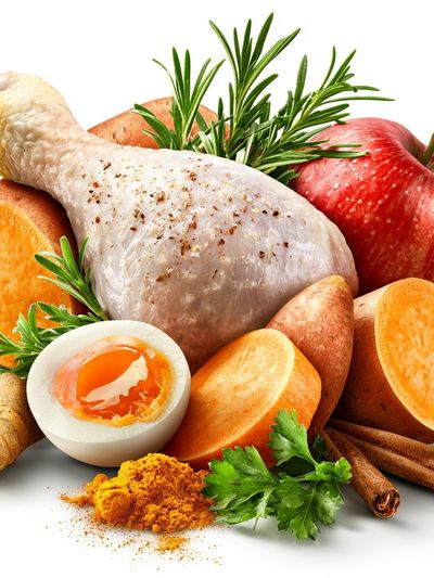Farm-Fresh Food Still Life Poster. poster