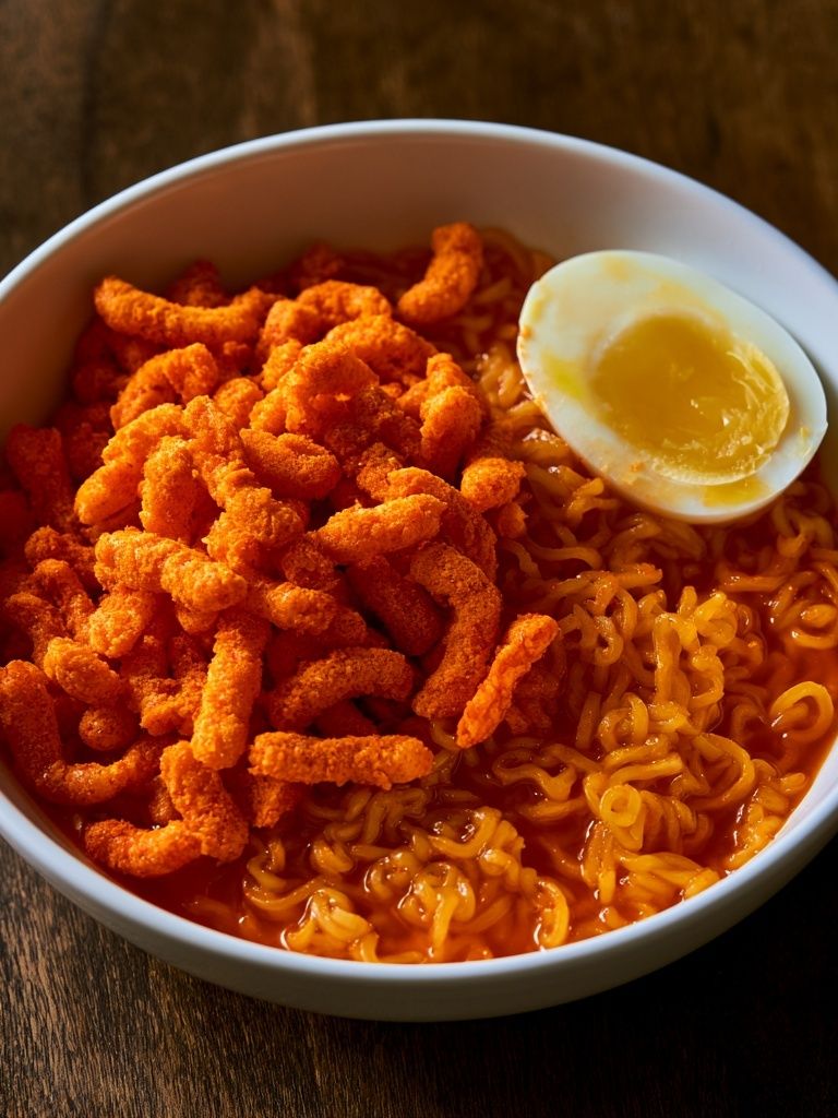 Spicy Ramen Bowl Photography Poster. poster detail
