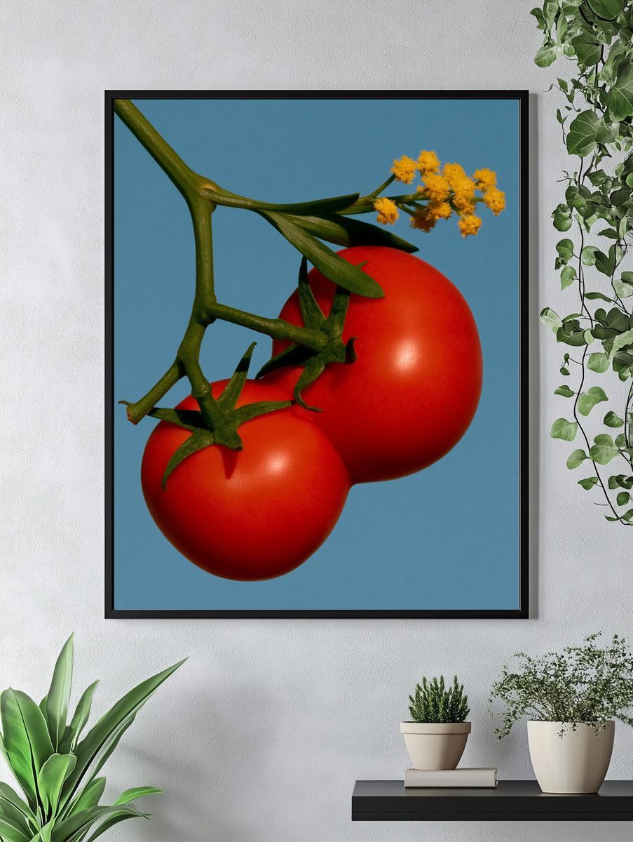 Tomato Still Life Photography Poster. — room view 4