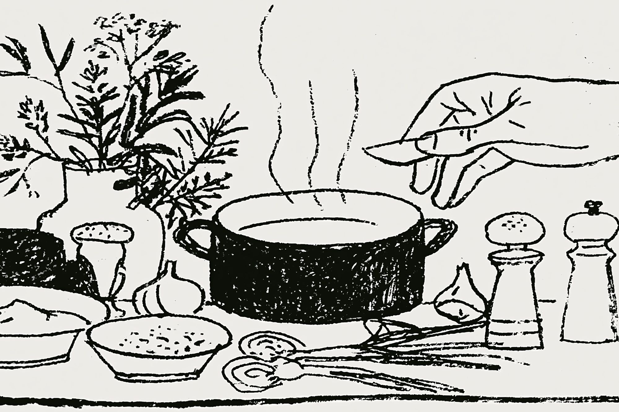 Herbal Kitchen Still Life Print. poster — food-drink art
