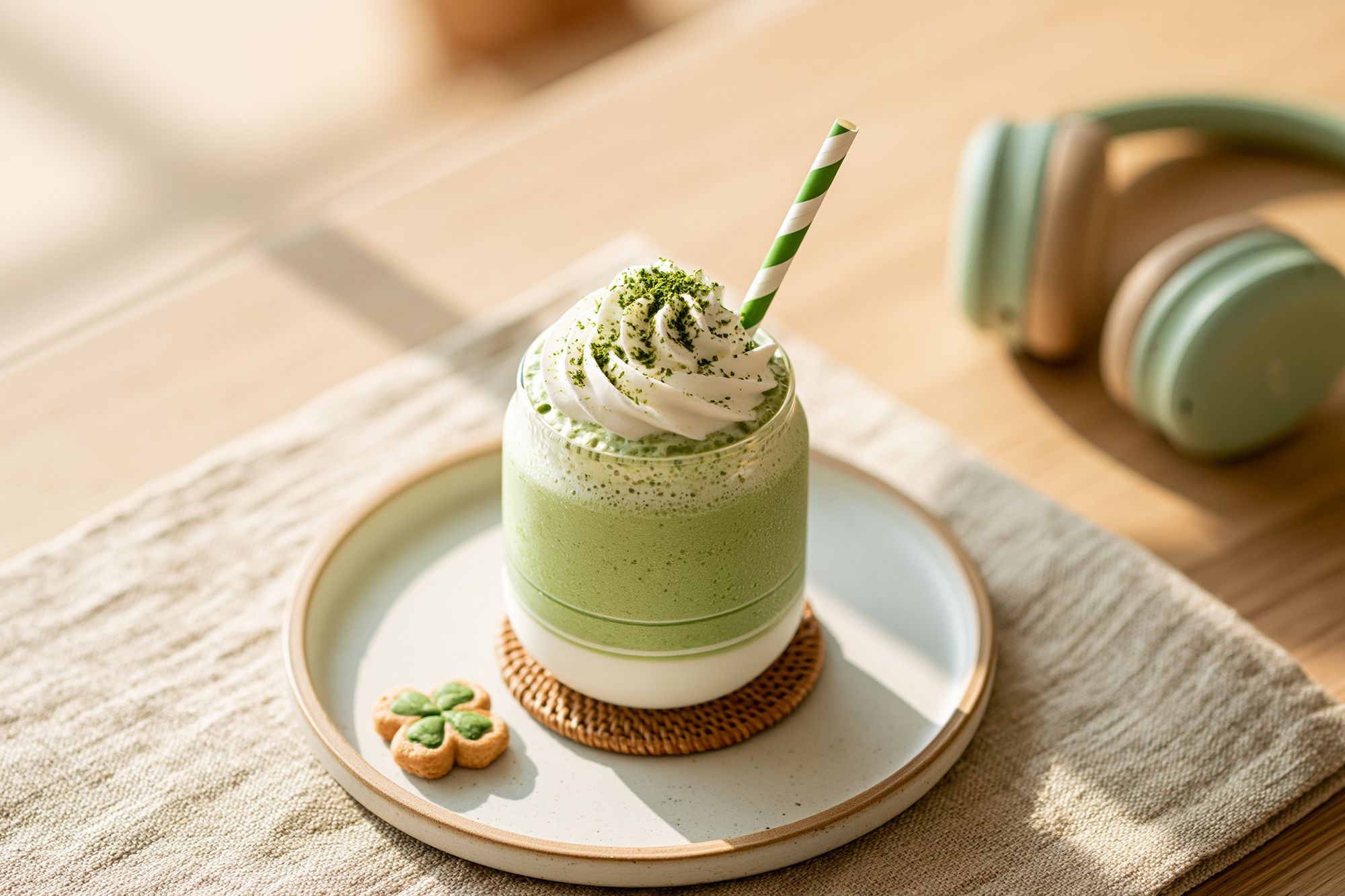 Matcha Latte Still Life Poster. poster — food-drink art