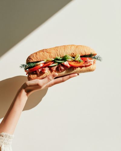 Sandwich Still Life Photography Poster.