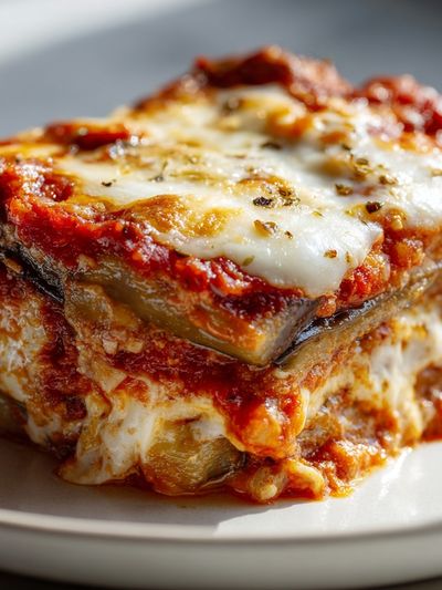 Lasagna Food Photography Poster.