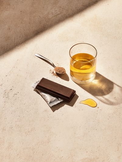 Chocolate and Whiskey Still Life Poster. poster