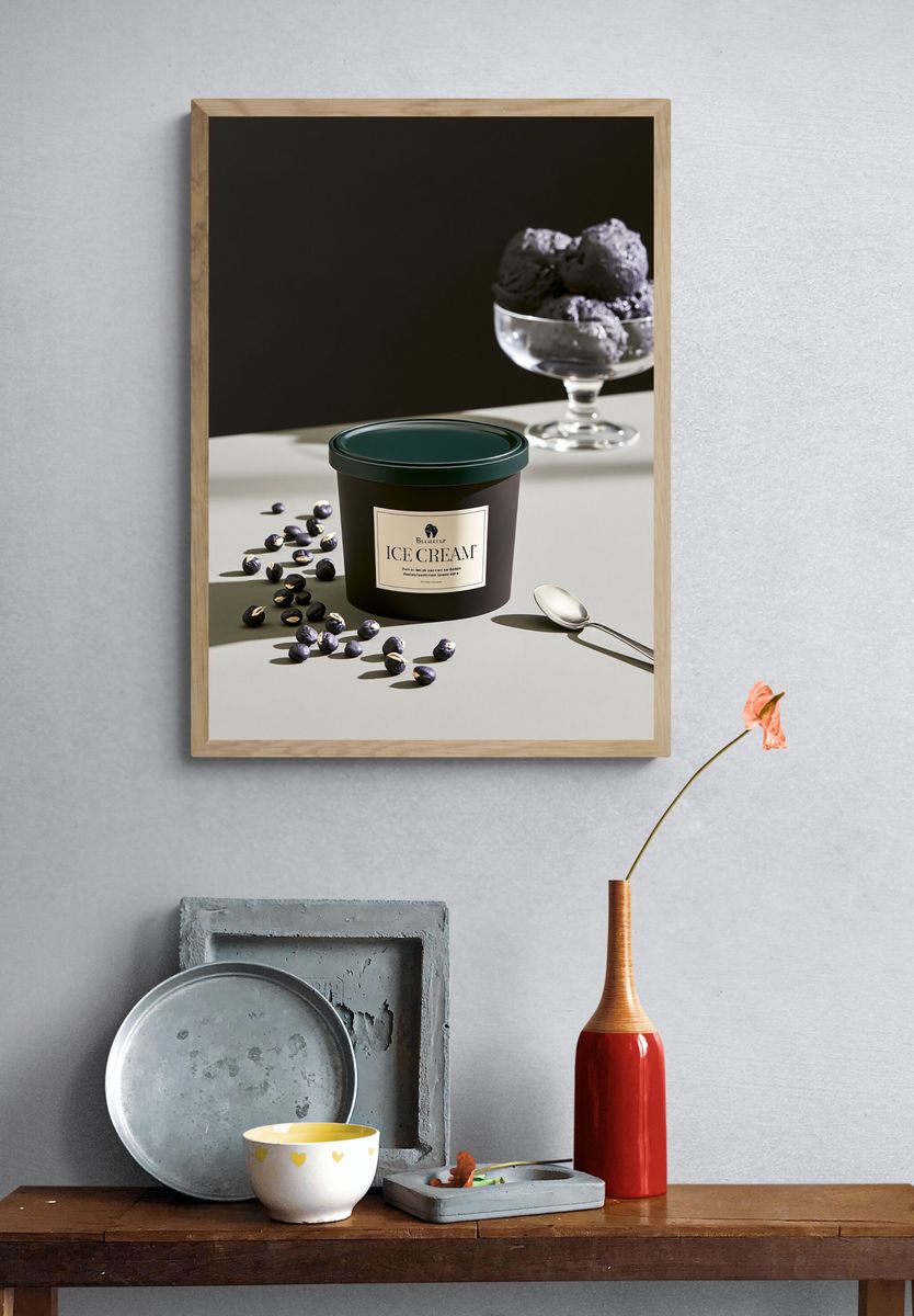 Ice Cream Still Life Poster. — room view 3
