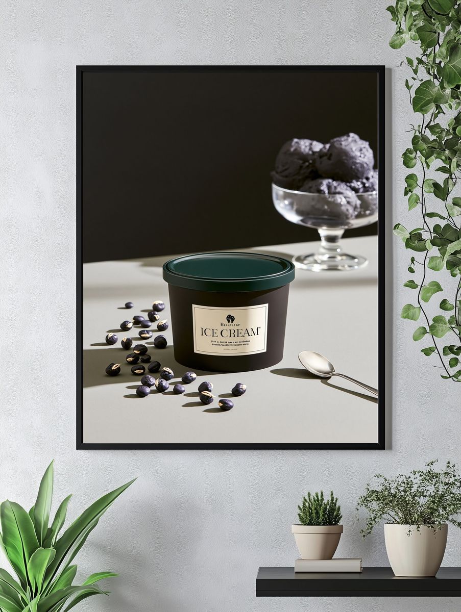 Ice Cream Still Life Poster. — room view 4