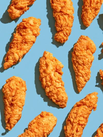 Fried Chicken Pattern Poster. poster