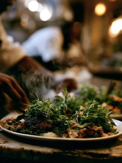 Gourmet Dinner Table Photography Poster.