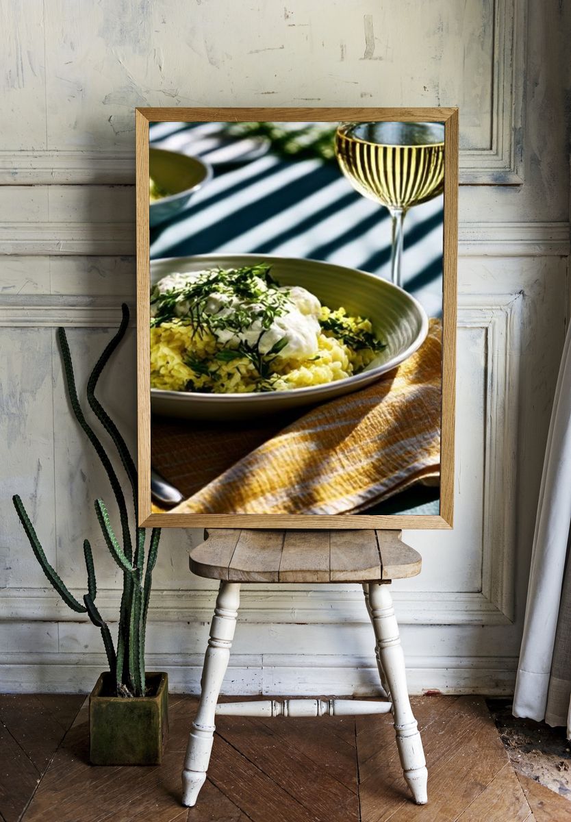 Elegant Table Setting Photography Poster. — room view 1