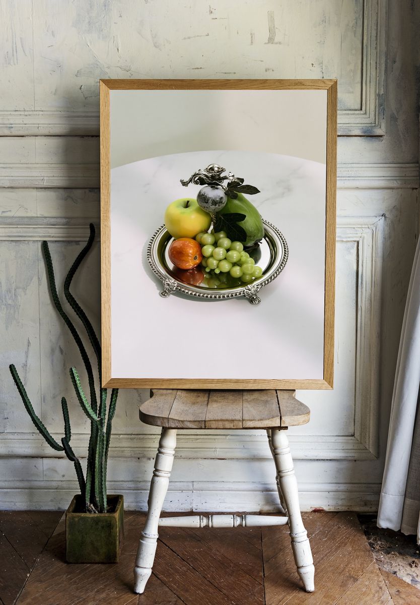 Still Life Fruit Bowl Photography Poster. room preview