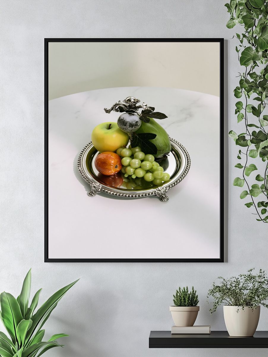 Still Life Fruit Bowl Photography Poster. — room view 4